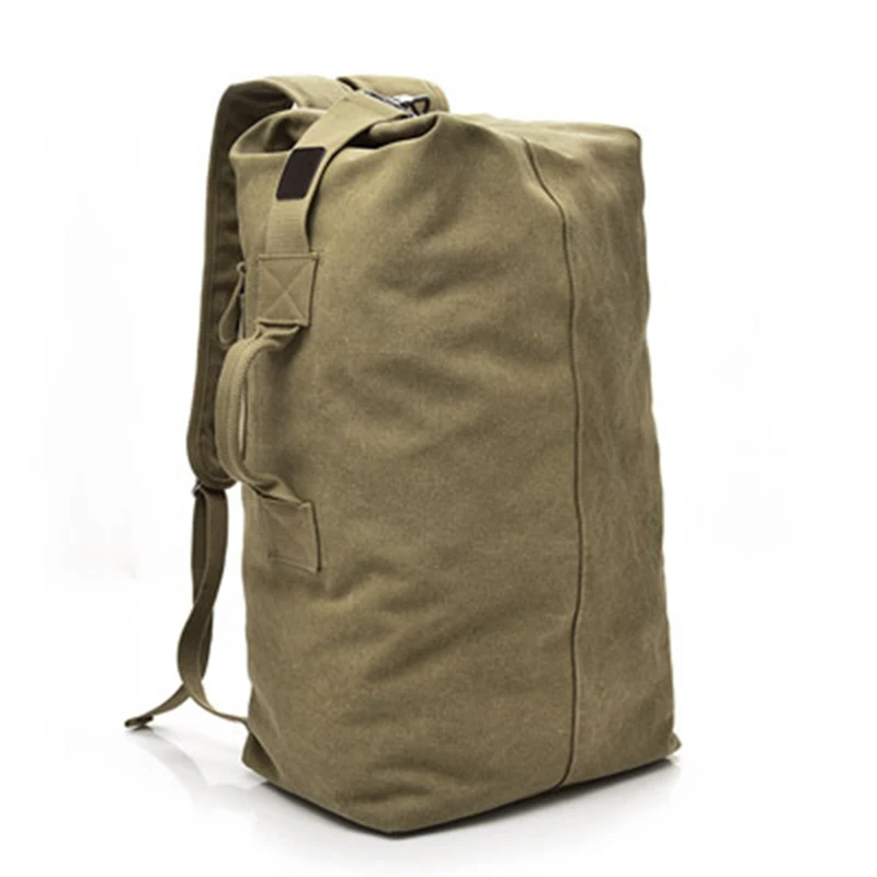 Outdoor Sport Training Bag Multifunctional Military Tactical Backpack Male Canvas Backpack Large Capacity Bucket Army Travel Bag