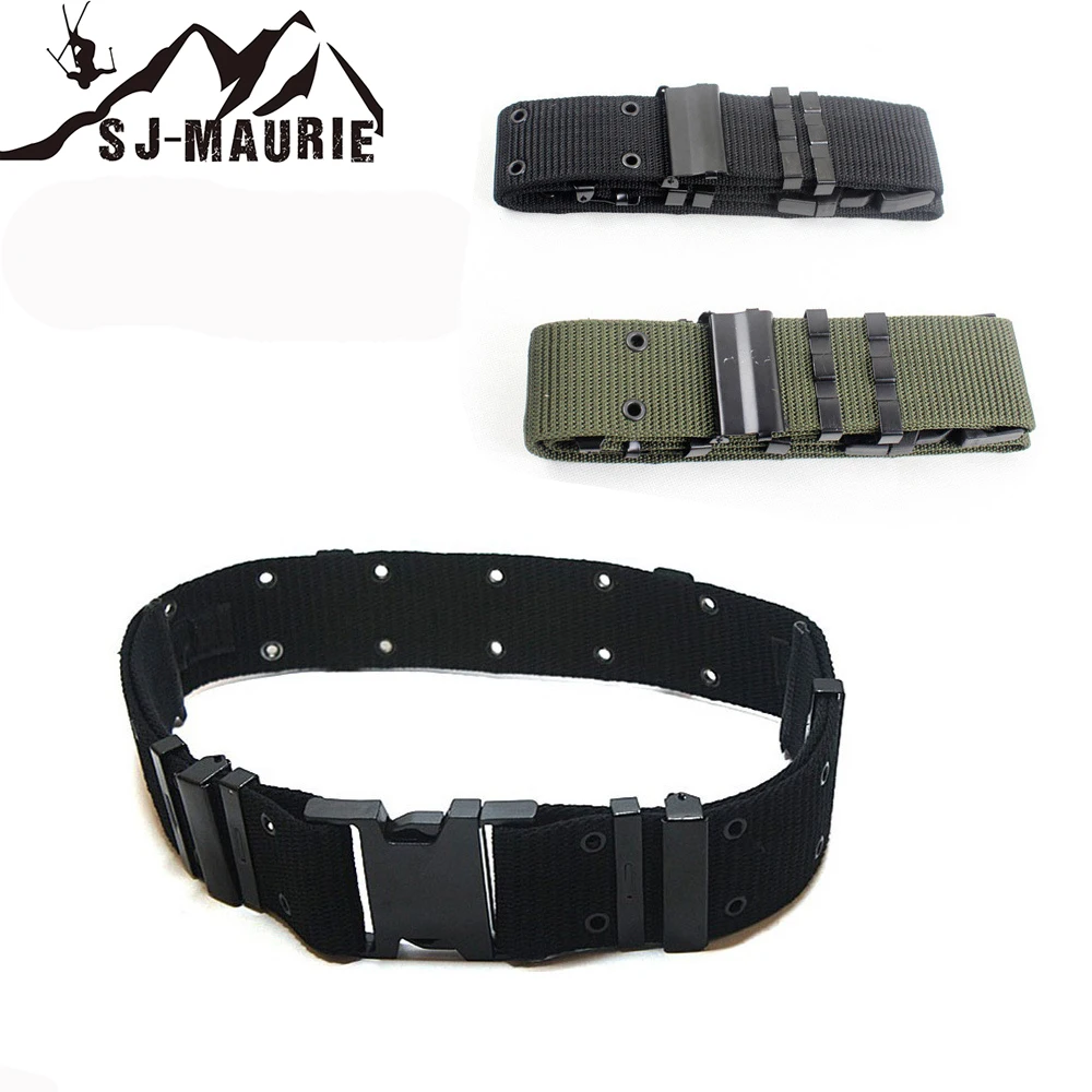 

Sportswear Tactical Woven Belt Hunting Training Military Buckle Outer Airsoft Spring Waist Seal Hunting Gear Battle Belt 3Colors