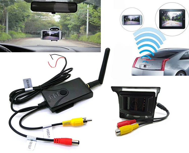 Wireless wifi Car Backup Camera Realtime Video Transmitter for Car