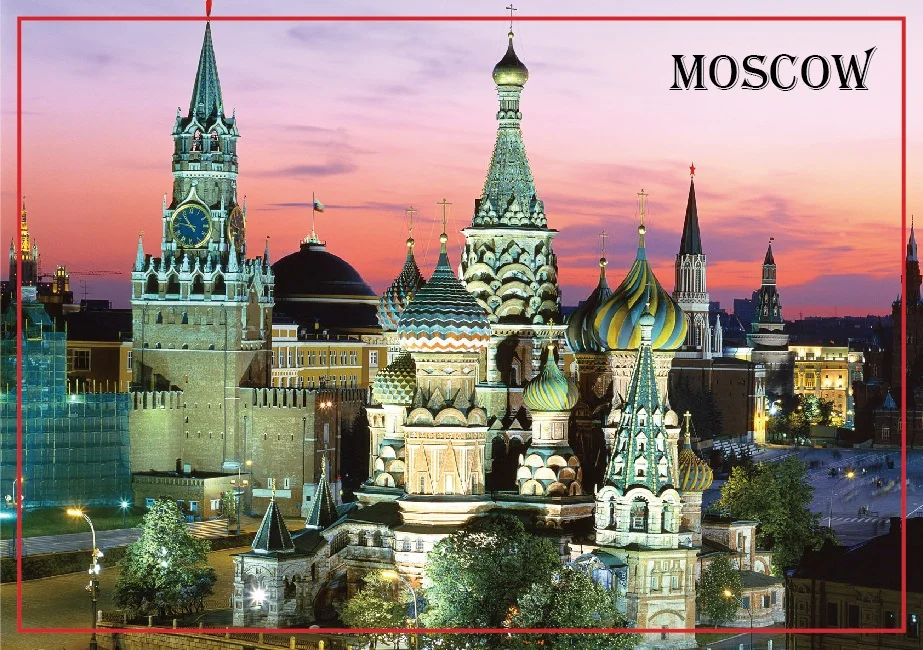 Москва красивый город ночью 22899 путешествия магниты на холодильник|fridge magnet|travel
