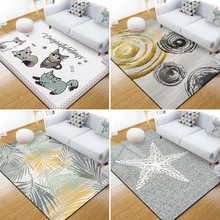 Детские серые прямоугольные ковры для гостиной, спальни, коврики для детской игровой палатки, напольный коврик, гардеробный ковер домашний декор, ковер