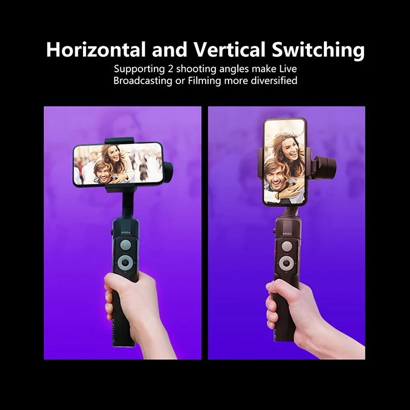 RU Stock Moza Mini-S 3-Axis Phone Gimbal Foldable Stabilizer for iPhone Oneplus 7pro GoPro DJI Osmo