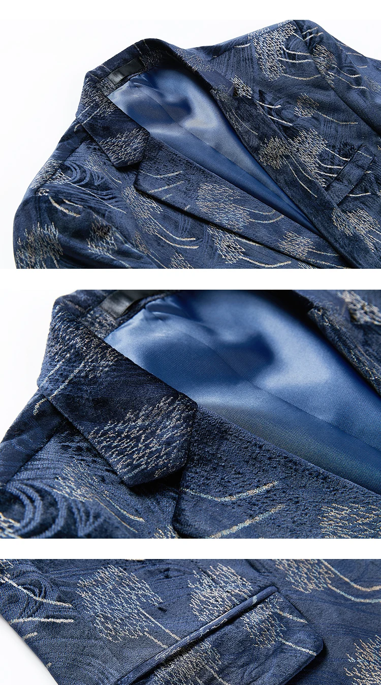 TANG модный Блейзер высокого качества Masculino Slim Fit однобортный модный мужской сценический костюм Повседневный блейзер