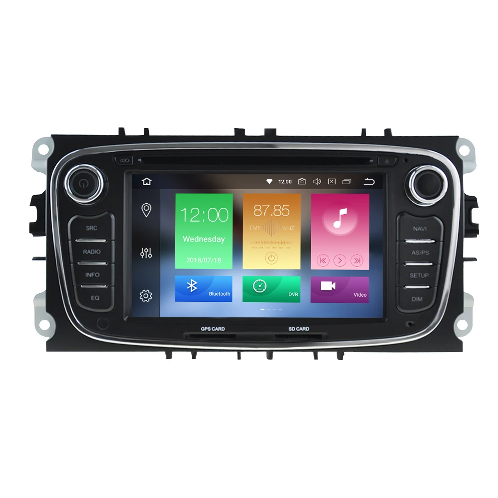 Clearance Octa Core Android 9.0 Car Radio GPS Navigation Stereo For FORD Focus 2 2008-2010 Mondeo S-MAX  Auto Audio Ram 4g 64g 1