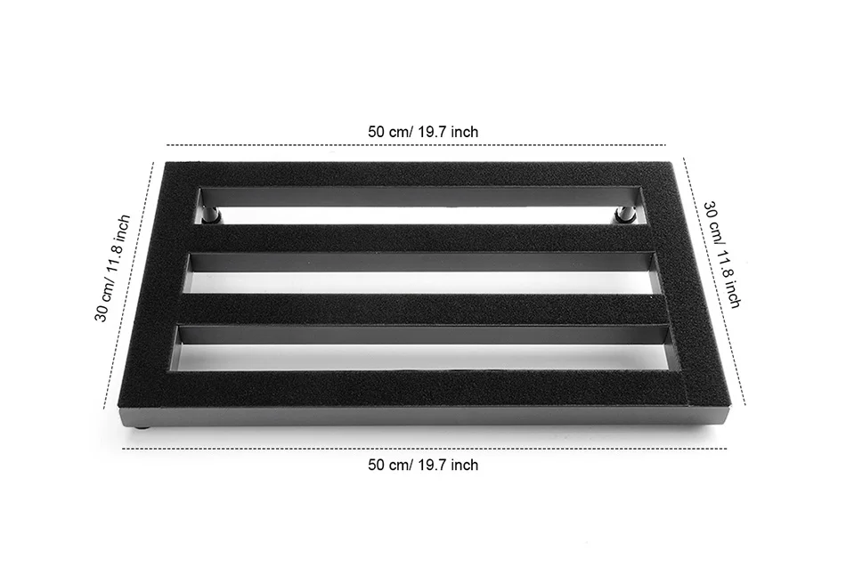 Гитарная Педальная доска 3,3 lb легкий Педальный комплект с сумкой для переноски 19,7x11,8x2,87 дюймов