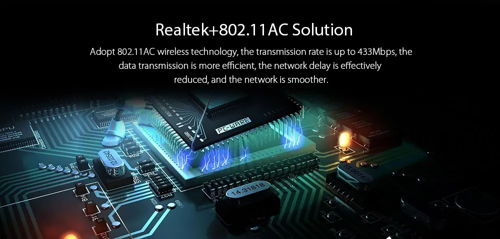 EDUP EP-DB1607 USB беспроводной сетевой адаптер 600 Мбит/с двухдиапазонный 2,4 ГГц 5,8 ГГц с 2dBi антенной