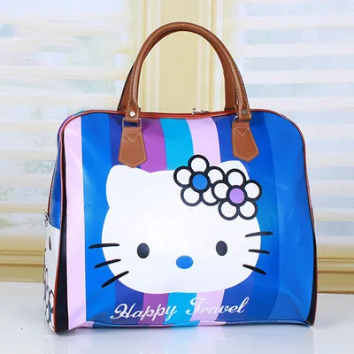 Новая Большая Ручная сумка Hello kitty с плечевым ремнем, чистая XW-1042 - Цвет: B