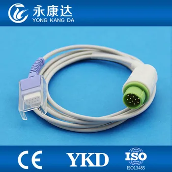 

Free Shipping for Bruker Spo2 Sensor Extension Cable,Round 12Pin>DB9F,2.2M