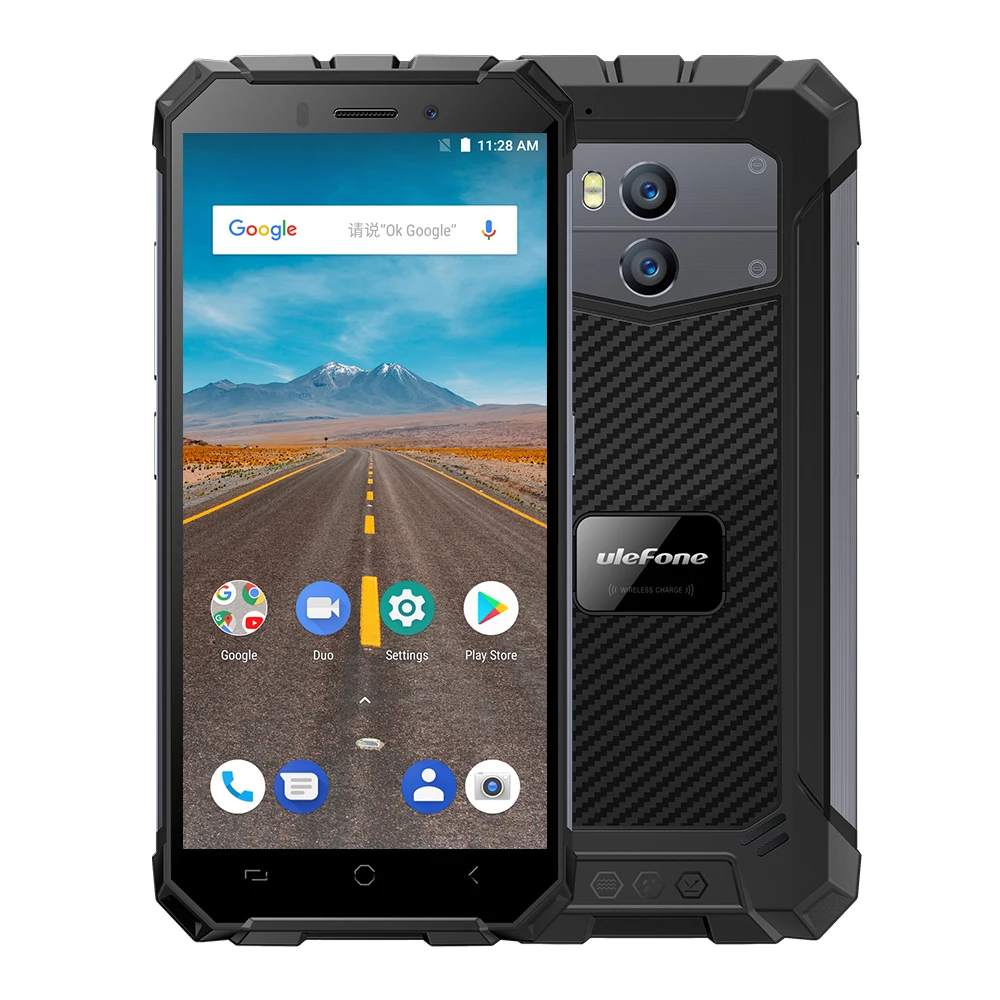 Ulefone Armor X Водонепроницаемый IP68 смартфон 5," HD+ 18:9 четырехъядерный 5500 мАч Android 8,1 2 ГБ+ 16 Гб 13MP NFC Беспроводной зарядный телефон