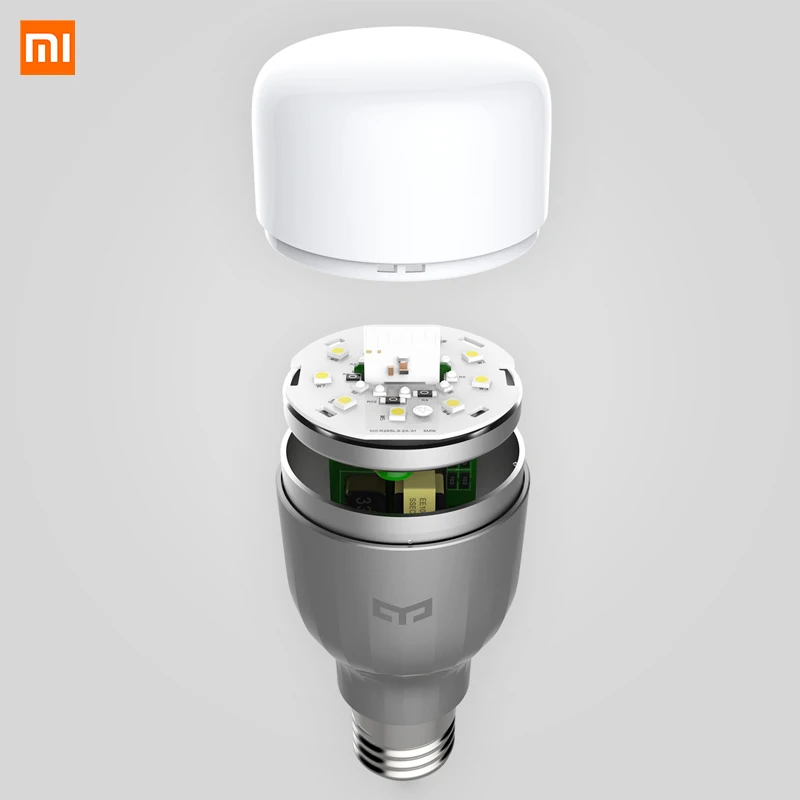 Xiaomi Йи светильник лампа светодиодный смарт-Лампа 220V E27 9 Вт 600 люмен приложение WI-FI дистанционного Управление RGBW светильник mijia лампы Цвет версия