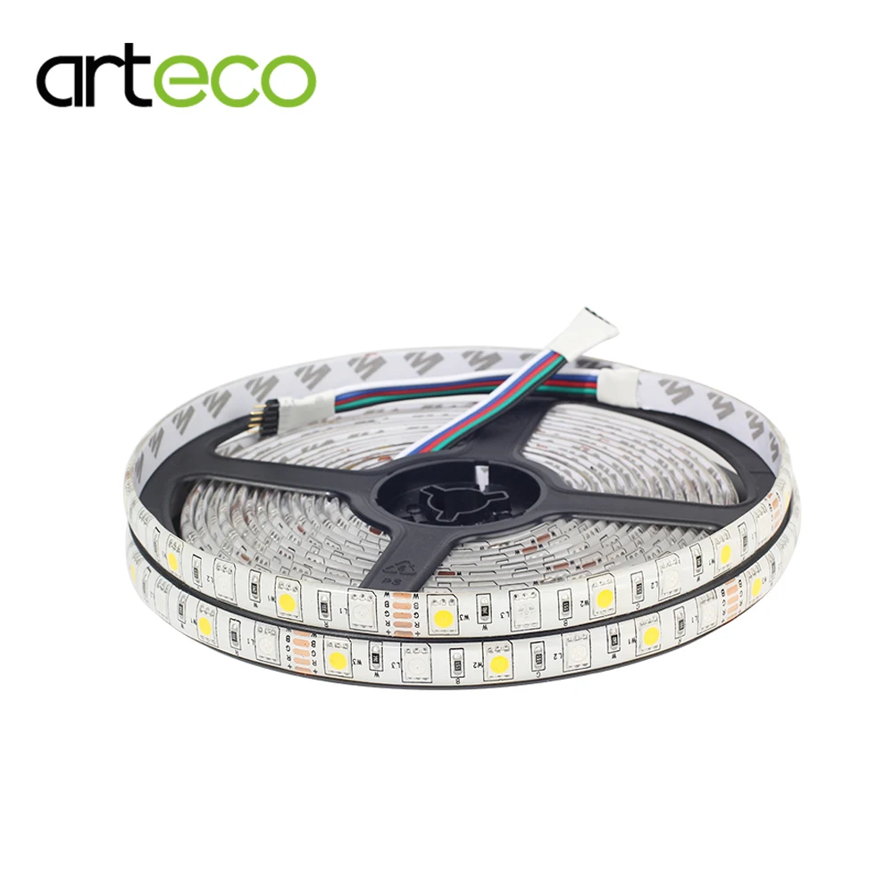 DC12V 5050 RGBW LED strip Lights 60LEDs/m 5M IP65 waterproof Flexible Strip Tape 5PIN LED strip 5050 RGBW / RGBWW