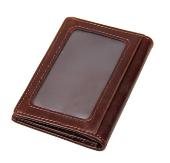 

New Promotion Slim Small Size Men's Wallets Genuine Leather wallet Credit Card Holder bag small purse for men Clutch wallet