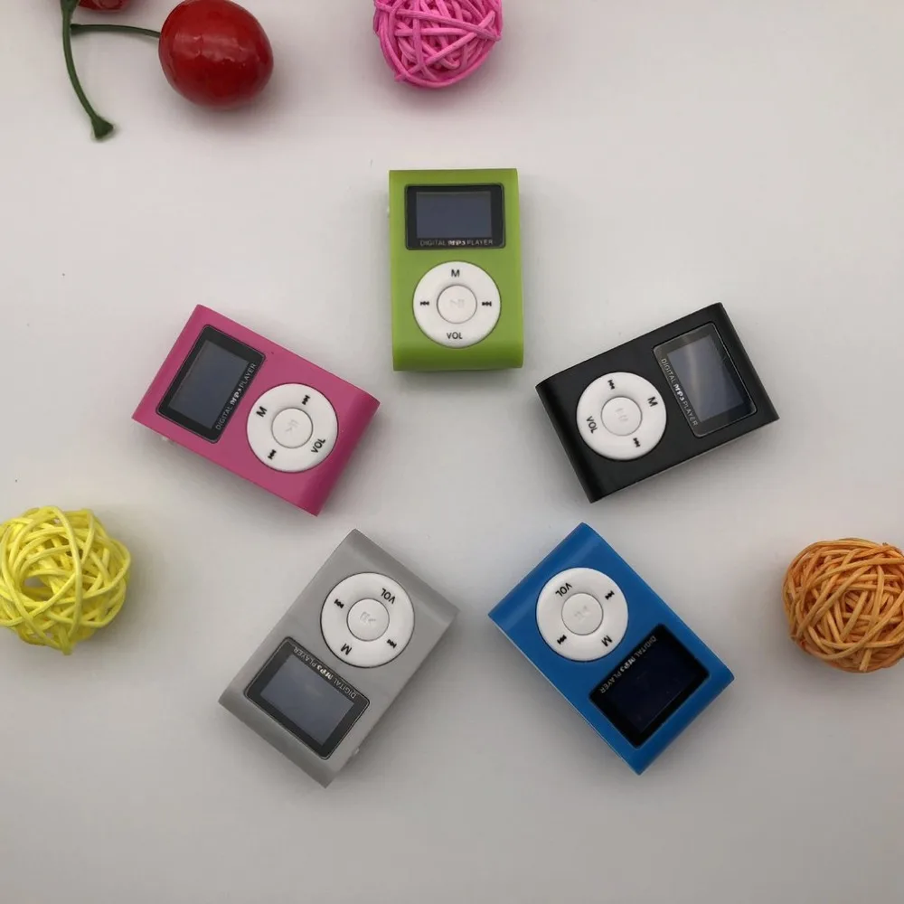 Small Size Portable MP3 Player Mini LCD Screen MP3 Player Music Player Support 32GB TF Card Best Gift