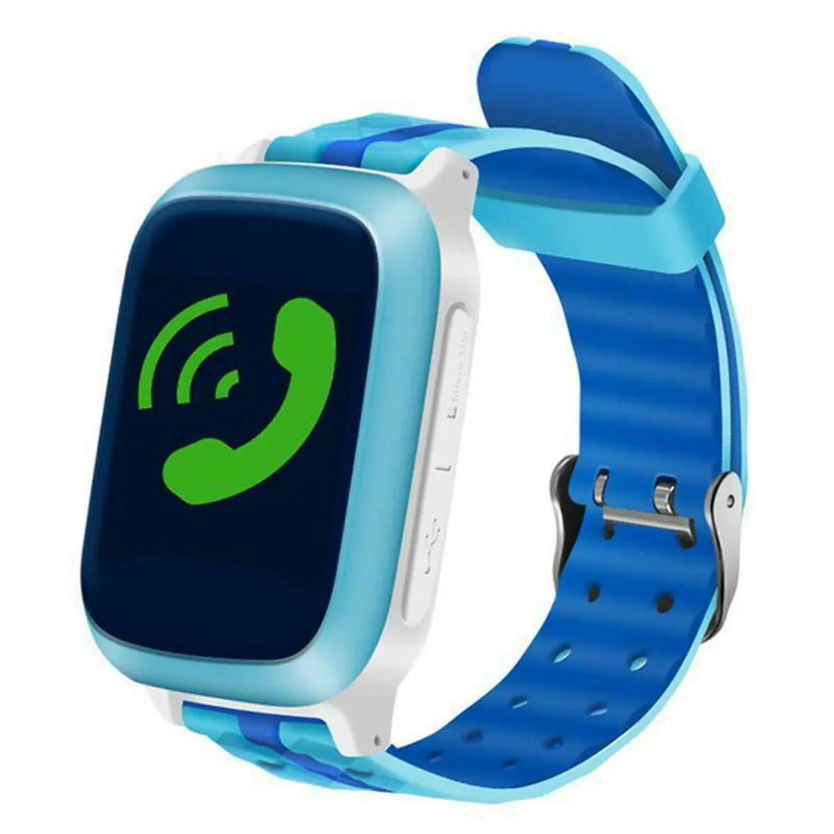 Новые смарт-часы для детей Поддержка GPS SIM сенсорный экран для детей подарок - Цвет: Синий