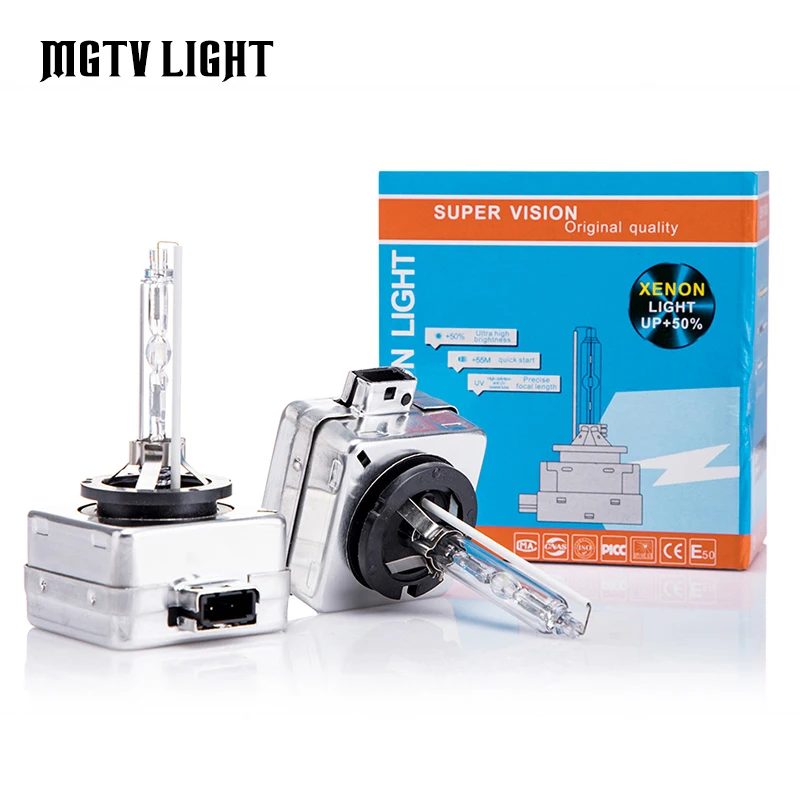 

MGTV LIGHT 2Pcs/Set D1S D3S Car Xenon HID Headlight Kit 35W Ultra Bright Projector Lens Bulb Fog Lamp 4300K 6000K 8000K 10000K