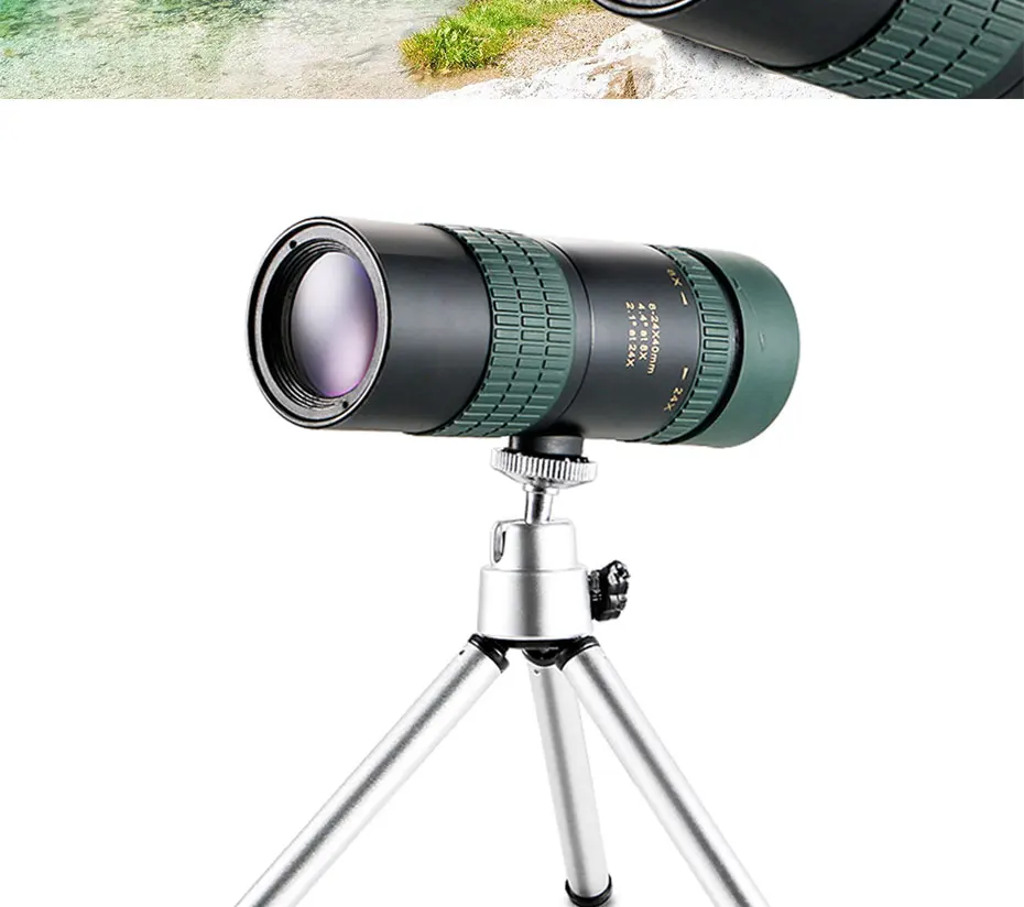D' Água Mini Monocular Telescópio Monocular com