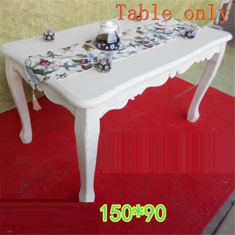 Yemek Masasi Eettafel набор Comedores Mueble Juego Tavolo Da Pranzo Dinning деревянный обеденный стол - Цвет: MODEL L