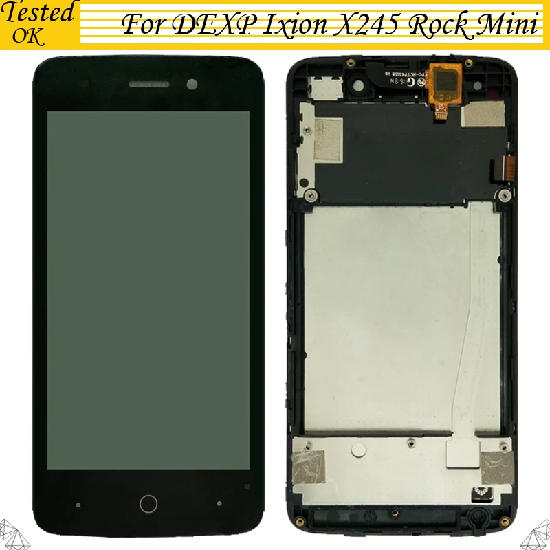 

4.5 inch For DEXP Ixion x245 Rock Mini LCD Display With Touch Screen Digitizer Assembly Replacement With / Without Frame