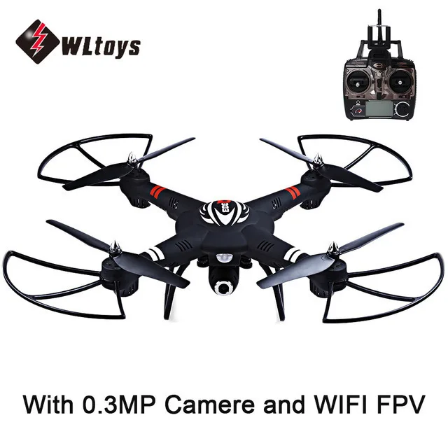 WLtoys Q303 профессиональные радиоуправляемые дроны квадроциклы 2,4 GHz 4CH 6 Axis режим фиксированной высоты RC Квадрокоптер самолет RTF с камерой дроны - Цвет: Q303-B
