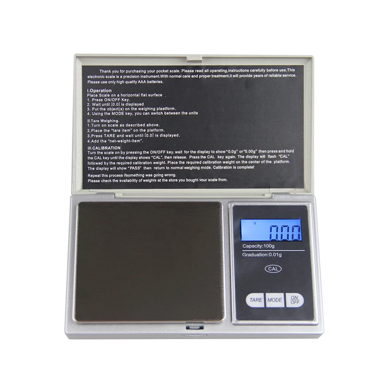 ACCT Mini цифровые карманные весы 100 г x 0 01 ювелирные лабораторные высокоточная