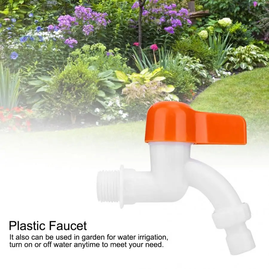 

G1/2" Mini Plastic Water Tap Faucet Male Thread Easy Install Washing Machine Faucets Plastic Kitchen faucet torneira do banheiro