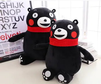 

[Best] 100cm Kumamon Character Japan Bear Plush Toy Cute Stuffed Pillow Doll Only Cover(No filling) with zipper kids child gift