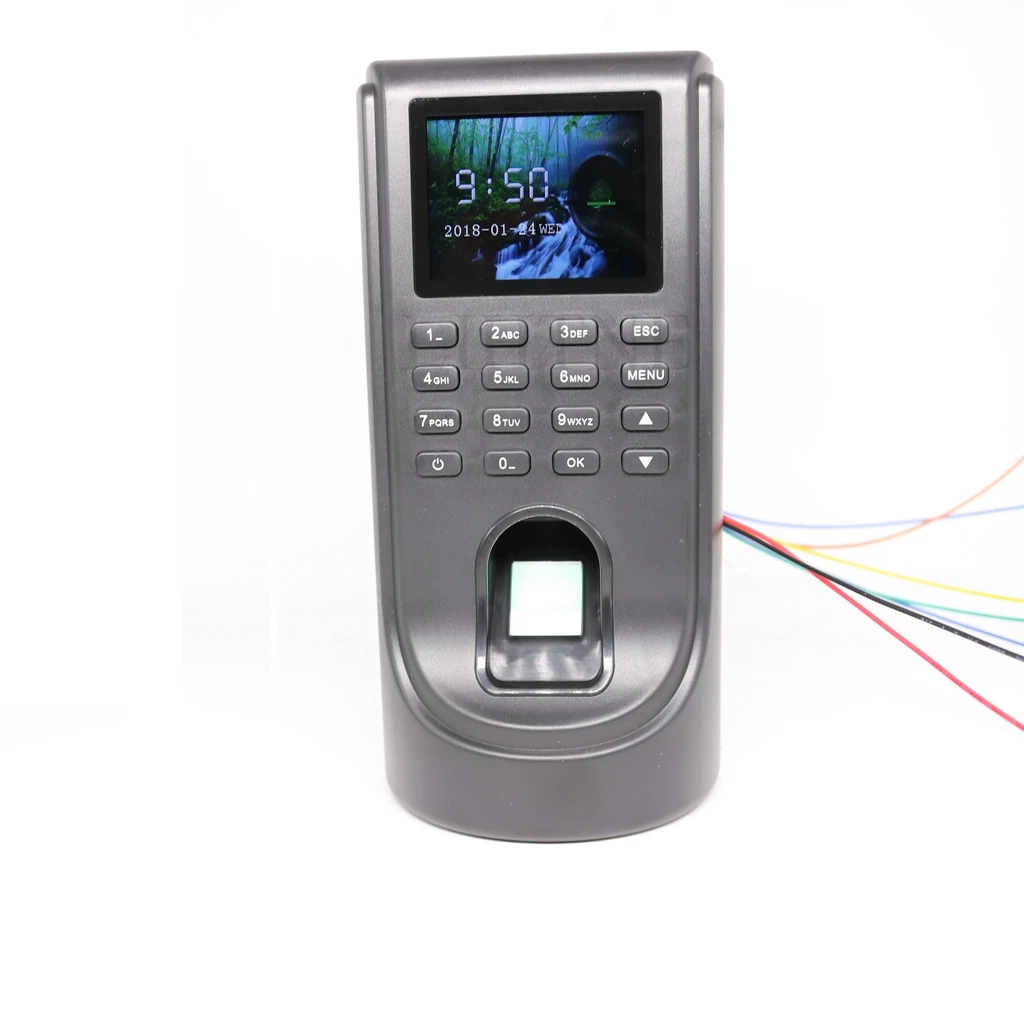 

TCP/IP Network Color Lcd Biometric Fingerprint Time Attendance Access Control System Standalone Keypad with Software SDK