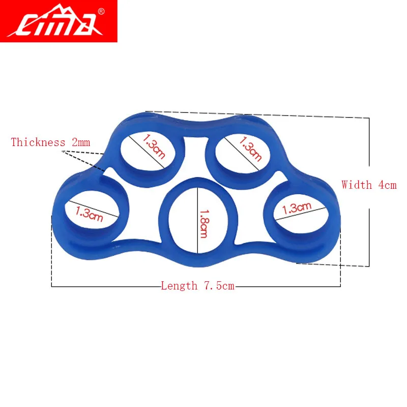 6 шт. палец Эспандеры силиконовые руки захват кольца для подтягиваний кольцо ручки рулевые для мотоциклов кистевой эспандер Training Expander