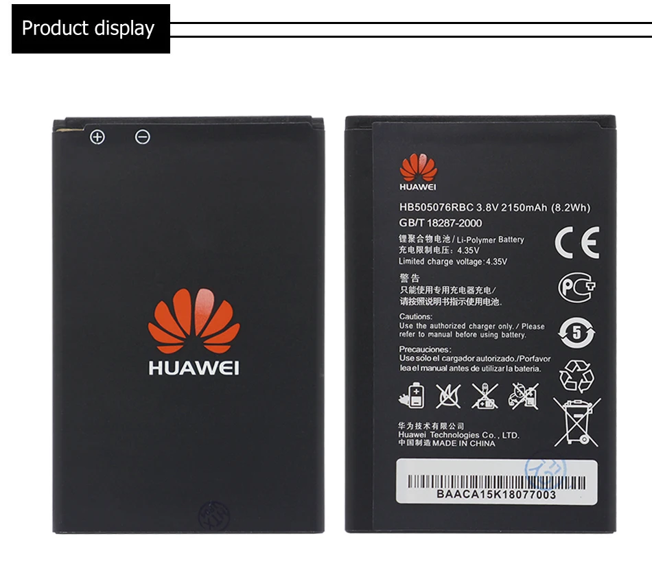 Мазь Хуа Вэй Замена телефон Батарея HB505076RBC для huawei Y3 ii Y3II-U22 G606 G610 G610S G700 G710 G716 A199 C8815 Y610 2150 мА-ч