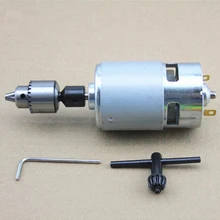 Awesome 775 Motor High Torque Drills Grinders Ball Bearing Fan Micro-motor Hand Drill Jewelcrafting PCB Design-Drill