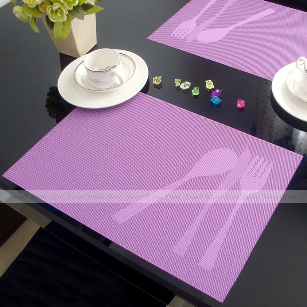 Online kopen wholesale paars placemats uit china paars placemats ...