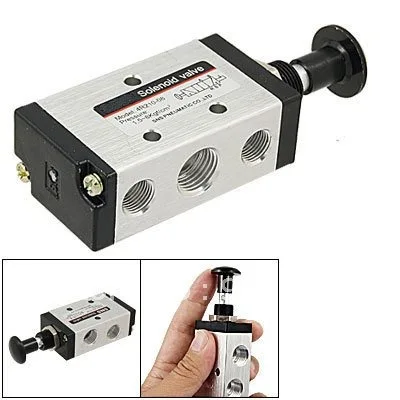 

Free Shipping 10PCS/Lot 1/4'' 4R210-08 5 Way 2 Position Hand Lever Solenoid Valve
