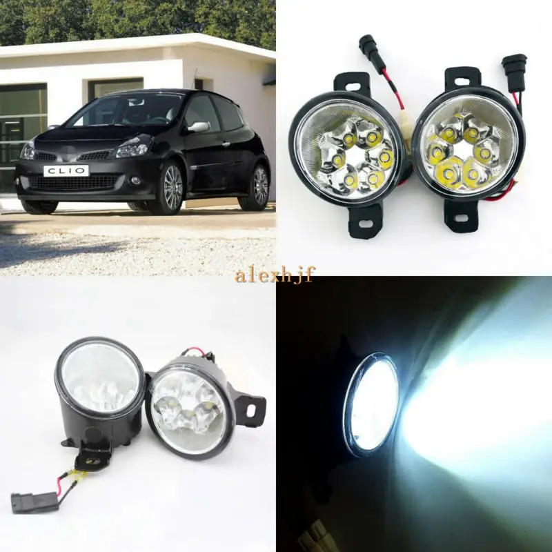 July King 18W 6LEDs H11 LED Fog Lamp Assembly Case for Renault Clio