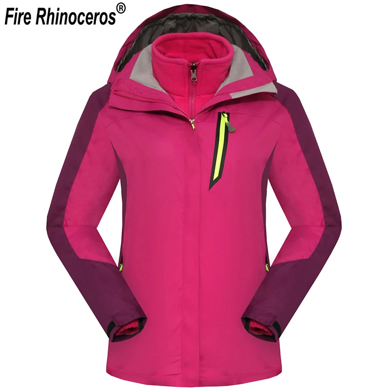 

Brand New Womens Mens Professional Outdoor Sport Jacket Winter 3 in 1 Fleece Hiking Skiing Warm Coat FRH146