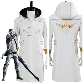 

DMC 5 Nero Cosplay Costume Nero Jacket Only Halloween Carnival Cosplay Costumes For Adult Men White Coat Custom Made