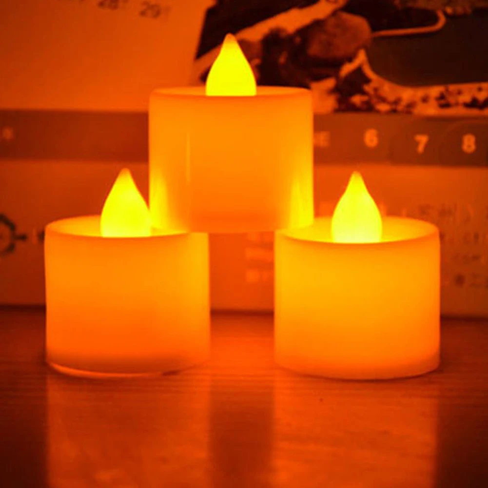 

Home Decor LED Candles Lamp LED Multicolor candle shape Tea Light flameless for wedding party Christmas new year Decoration