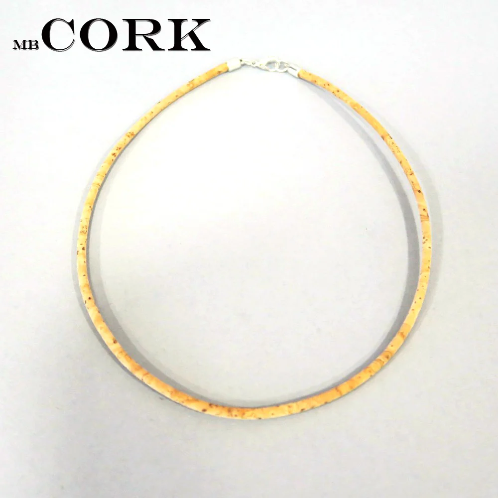 

10units 3MM Natural Cork necklace cord cord 45cm length N-001-A-10