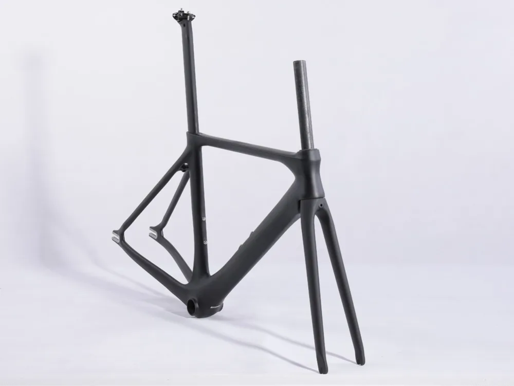 Discount Spcycle Full Carbon Track Bike Frame 2019 New Fixed Gear Bicycle Carbon Frameset T1000 Carbon Road Bicycle Frames BB86 2