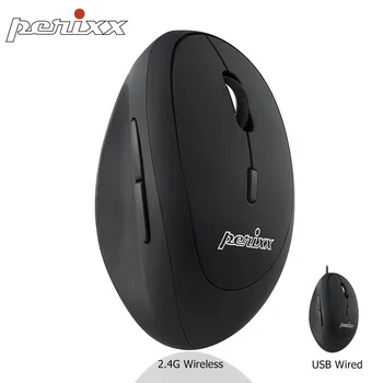 

Genuine Perixx PERIMICE-519(Wired)/719(2.4GHz Wireless) Small Ergonomic Vertical Mouse Computer Mouse Desktop Notebook Mouse