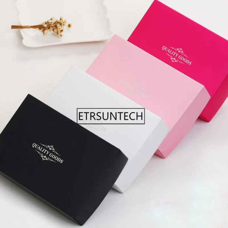 

100pcs gift packaging box carton paper gift paper box with lid cardboard box for socks/underwear/silk