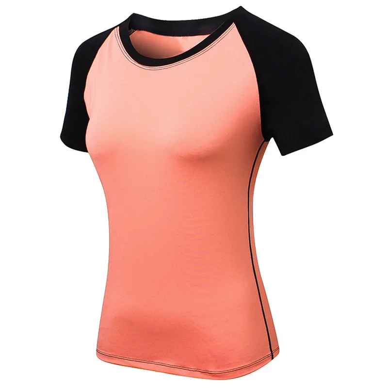 Женская футболка s, тренировочная женская футболка, спортивный топ, спортивная одежда для женщин, спортивный Топ для женщин, женский топ для фитнеса, компрессионная футболка для спортзала