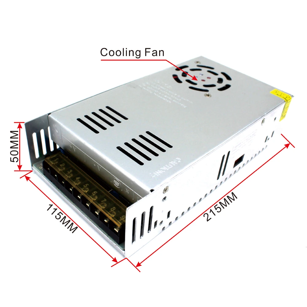 Fonte 600 Вт 60 вольт 10 ампер импульсный источник питания ac 110 В/220 В к dc 60 в трансформатор драйвер преобразователя для CCTV монитора 3D принтера