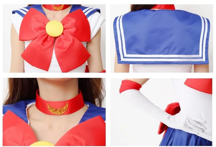 Sailor Moon Anime Cosplay Costume for Women and Kids - Custom Size Halloween/Carnival Outfit image 6