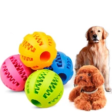 Pet Sof Pet игрушки для собак игрушка забавный интерактивный эластичный шарик жевательная игрушка для собаки зуб чистый шар еды Экстра-жесткий резиновый мяч