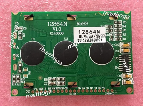 20PIN LCD12864 Графический модуль KS0108B KS0107 контроллер 3,3 V 5 V синий/желтый зеленый/серый подсветка
