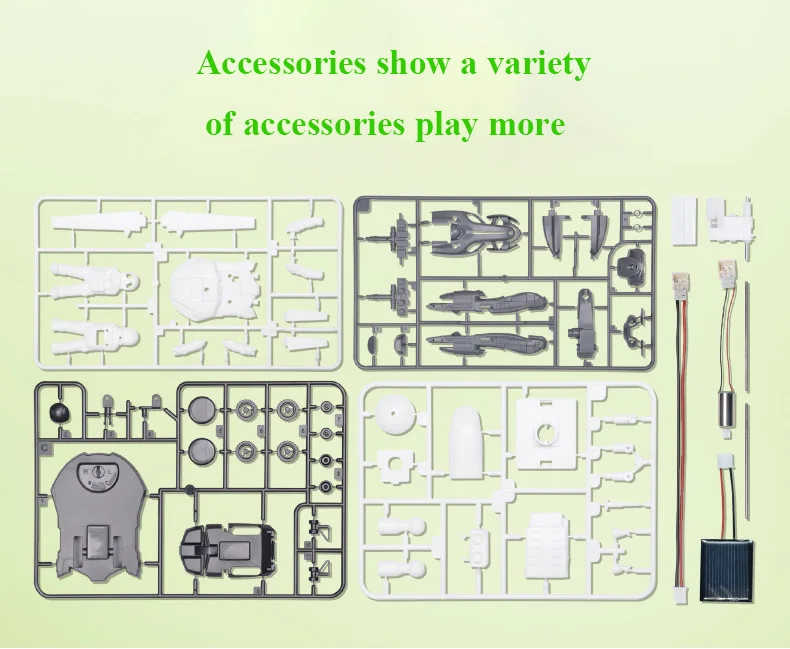 Научное образование интеллект Солнечная энергия 4 в 1 робот игрушки Дети Diy собрать игрушки