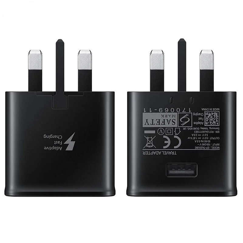 20 PCS S10 Charger 9V 1.7A Fast Charging Adaptive UK Travel Wall For Samsung Galaxy S9 s8 | Мобильные телефоны и