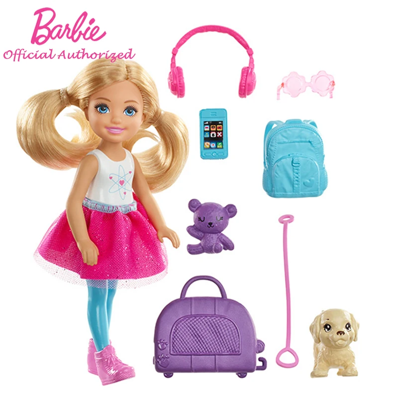 barbie doll travel playset
