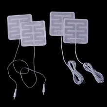 1 пара USB нагревательная пленка электрическая зимняя Инфракрасная тепловая Температура коврик 5 в углеродное волокно грелка для рук