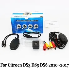 Для Citroen DS 3 5 5LS 6/DS3 DS5 DS5LS DS6 2010 ~ 2017/RCA AUX Проводной Или Беспроводной HD Ночного Видения Вид Сзади Автомобиля Парковка камера